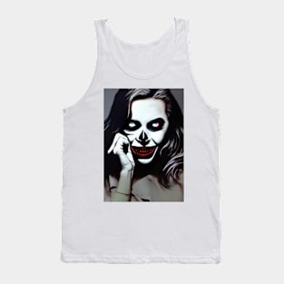 Zombie girl oldschool retro Tank Top